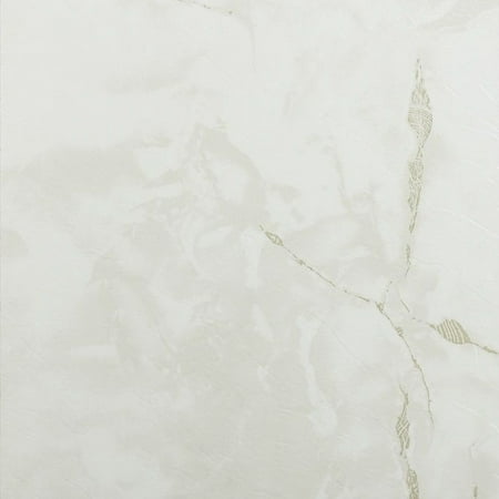 Achim Nexus Classic White with Grey Veins 12x12 Self Adhesive Vinyl Floor Tile - 20 Tiles/20 sq. (Best Type Of Floor Tile)