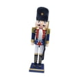 thumbnail image 2 of simhoa Traditional Wooden Nutcracker Ornament Decor for Home Party Favors Fireplace C, 2 of 8