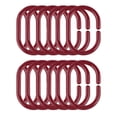 thumbnail image 5 of OIUR 12Pcs Shower Curtain Hook Heavy Duty Universal Bathroom Shower Rod C-shaped Ring Hanger Holder Bathroom Curtain Accessories, 5 of 7