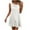 White, variant on Yanhaigong Plus Size Dresses for Women Casual,YANHAIGONG Mini Dresses for Women Summer Sleeveless Mini Dress,Women's Summer Casual Diagona Neck Swing T-Shirt Dresses Beach Cover Up