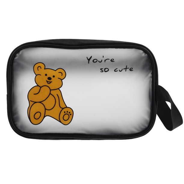 GOOHOCHY Bolsa organizadora de maquillaje transparente, bolsa de aseo portátil de viaje, bolsa de cosméticos multiusos, bolsa de lavado para mujeres, bolsa de maquillaje