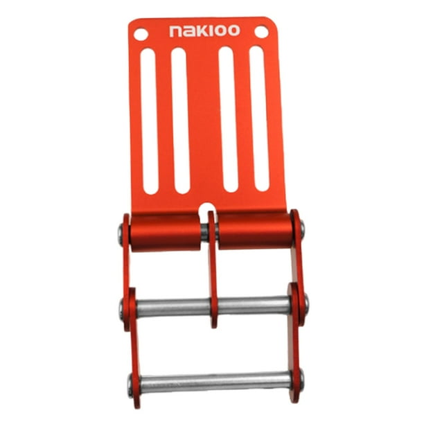 Hebilla de cinturón de herramientas de liberación rápida para bolsa de cintura, aleación de aluminio, resistente para el lugar de trabajo, instalación Rojo