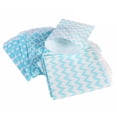 thumbnail image 1 of MasteelfCA 24pcs Candy Bags Striped Dot Wavy Shape Paper Bags Wedding Birthday Party Candy Container (3 Patterns Mixed, Blue), 1 of 7