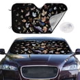 thumbnail image 2 of Balery Butterfly1 Windshield Sun Shade, Car Front Window Sunshade Cover ,Automotive Interior Portected Blocks Uv Rays For Car Pickup Truck Suv Accessories- Medium, 2 of 7