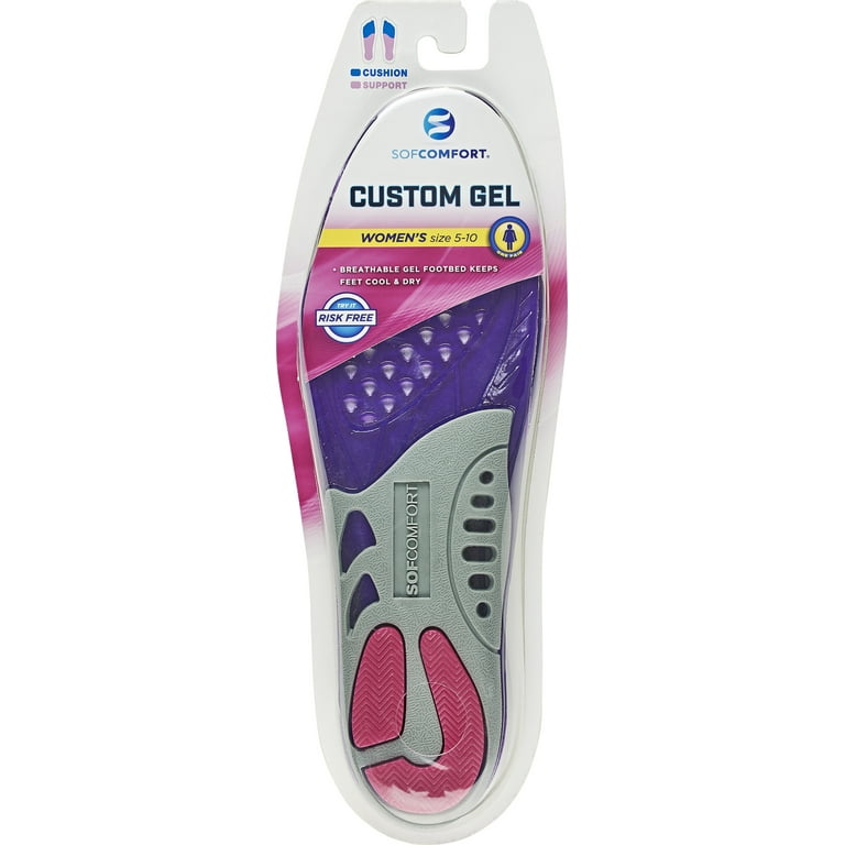 SOFCOMFORT Custom Gel Insole Purple One Size