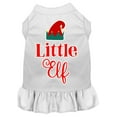 thumbnail image 6 of Christmas Pet Dog  Cat Dress Screen Printed, "Little Elf", 6 of 10