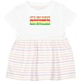 thumbnail image 3 of Inktastic It's My First Juneteenth Red, Yellow, and Green Girls Baby Dress, 3 of 5