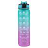 thumbnail image 2 of Botella de agua Marcador de tiempo para gimnasio al aire libre taza de agua potable para estudiantes botella de agua deportiva de 1000ml con pajita hervidor de agua para el hogar sin BPA FLhrweasw Nuevo, 2 of 8