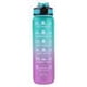 thumbnail image 2 of Botella de agua de 1000 ml Escala de tiempo Fitness Deportes Bicicleta Taza de agua (Verde + Púrpura) Ndcxsfigh Nuevos Originales, 2 of 9