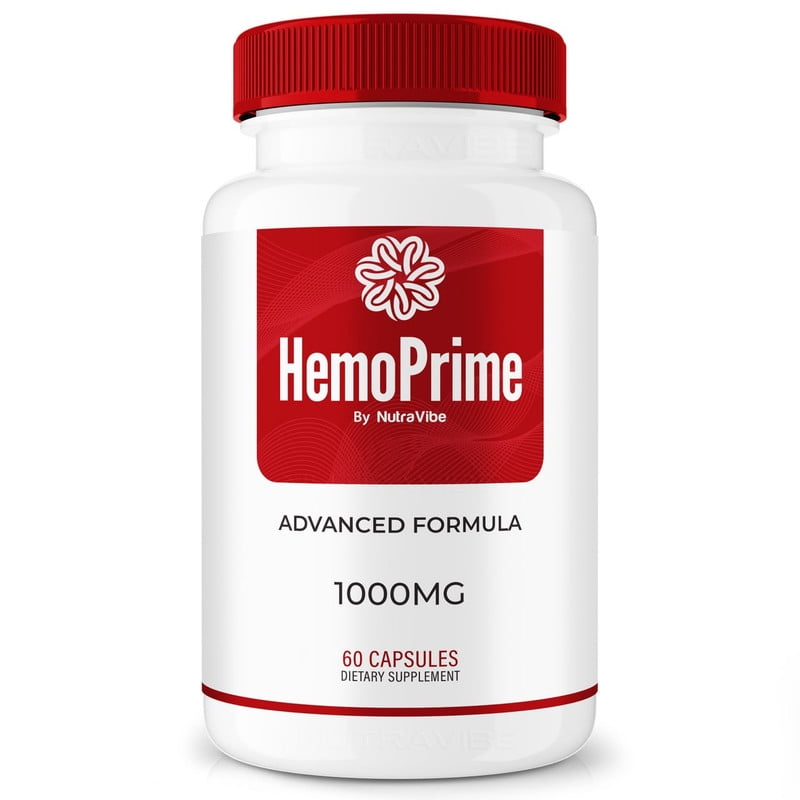 HemoPrime – Original Formula with a Clean Blend to Support Healthy Circulation, Natural Energy & Balanced Levels | Just 2 Easy-to-Swallow Pills Daily (60 Capsules)