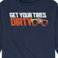 thumbnail image 3 of Disney's Cars - Get Your Tires Dirty - Toddler And Youth Long Sleeve Graphic T-Shirt, 3 of 5