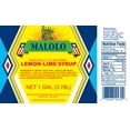 thumbnail image 3 of Malolo Lemon Lime Syrup, 1 Gallon Jug, 1.3 fl. oz Serving Size (Milk-Free), 3 of 6