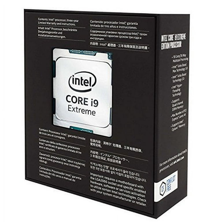 Intel Core i9-7980XE Processor Bundle:Intel Core i9-7980XE Extreme Edition  Processor and EVGA Intel X299 Micro LGA 2066 SATA 6GB/s, USB 3.1 mATX  Motherboard 