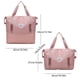 thumbnail image 3 of Bolsa de deporte grande expandible para hombre y mujer | Bolsa deportiva impermeable con separación entre ropa húmeda y seca | Bolsa de viaje para fin de semana, escuela y trabajo | Capacidad para, 3 of 8