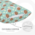 thumbnail image 3 of Pofeuu Snail And Flower Print Polyester Microfiber Plush Pillowcases, Super Soft and Cozy Pillow Case Covers with Envelop Closure（Pillow core not included）-14"x20", 3 of 6
