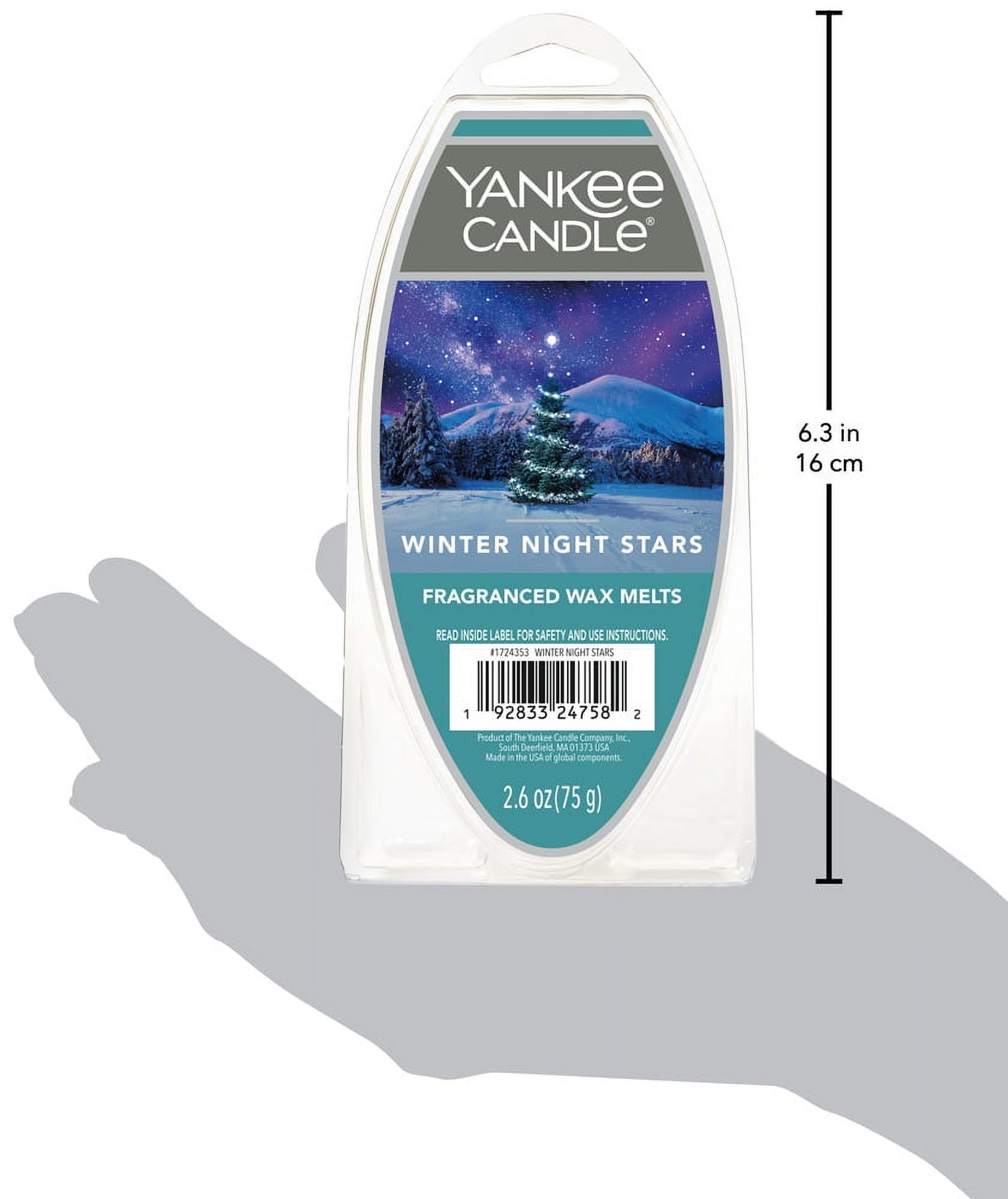 Yankee Candle Winter Night Stars- Wax Melt 2.6oz