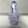 thumbnail image 3 of Unique Bargains Wigs for Women 31" Purple Curly Wig with Wig Cap Long Hair, 3 of 6