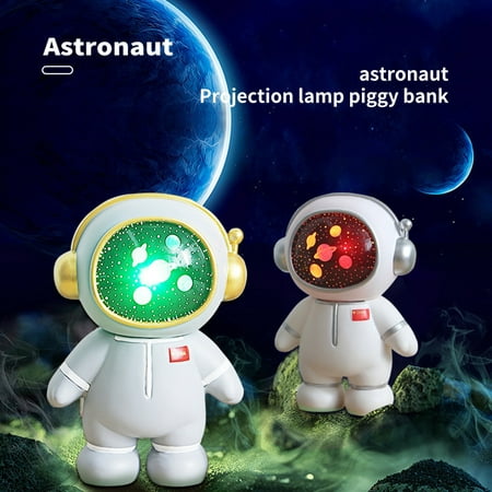 

1 Set LED Projection Lamp Remote Control Multiple Lighting Colors Plug-and-Play Adorable Appearance Multipurpose Decorative USB 2-in-1 Desktop Starry Sky Projector Piggy Bank Home Supplies