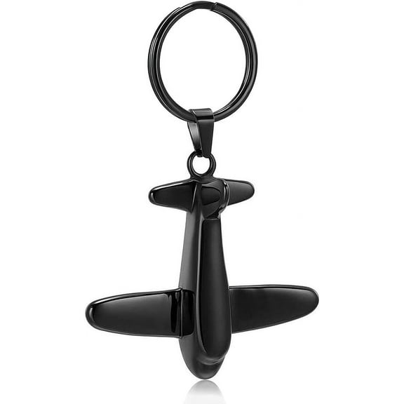 Airplane Cremation Jewelry for Human Ashes Urn Necklace Keepsake Jewelry Ashes Holder Memorial Pendant Locket for Ashes