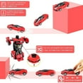thumbnail image 6 of Toy Cars for Toddlers, Deformation Robot Cars Toys for Kids Boys, Birthday Christmas Gifts for 1-8 Years Old Boys, Red, 6 of 7