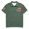 thumbnail image 5 of Dwelliawo We the People Shirt for Men We the People Freedom Patriotic Short Sleeve Shirts 250 Anniversary Usa Casual Shirt Polo Top L Green L, 5 of 6