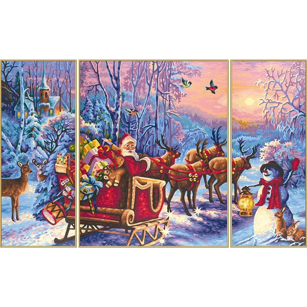 Schipper Santa Claus Is Coming! PaintbyNumber Kit