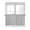 Black, variant on Kitchen Curtains 45 Inches length, Black Striped Window Treatment Curtain Drapes, Black White Stripes Farmhouse Lightweight Window Panels for Living Room Bedroom, 52"x45", 2 Panels