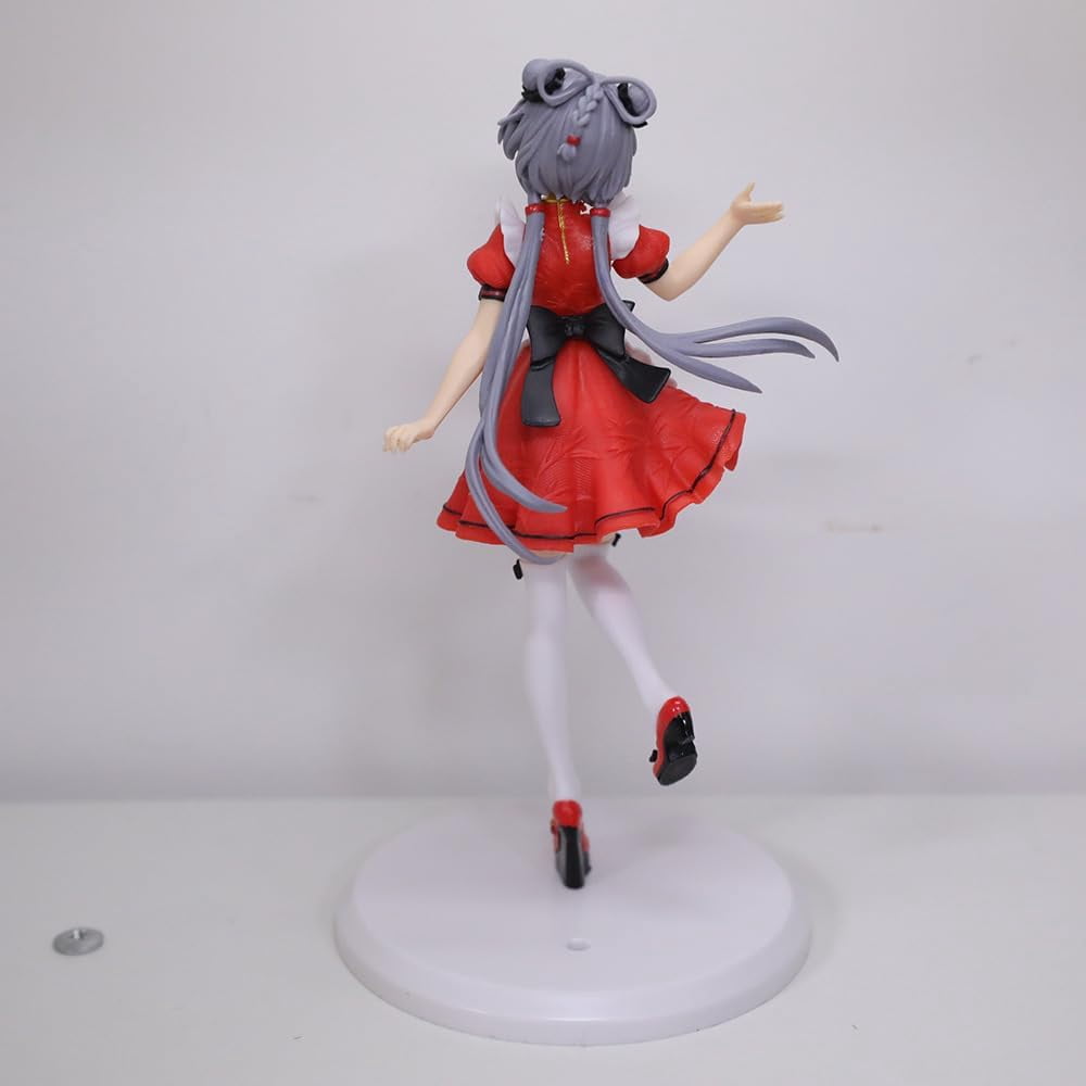 Newly Luo Tianyi Figure Cosplay Luo Tianyi Action Figures Handmade PVC Anime Cartoon Manga Game Character Model Statue Collectible Craft Gift (b)