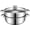 Steamer Pot 11" 2Tier, variant on Steamer Pot for Cooking 11 inch Steamer Pot, 3-tier Multipurpose 18/8 Stainless Steel Steam Pot Cookware with Lid for Vegetable, Dumpling, Stock, Sauce, Food