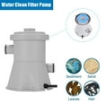 thumbnail image 4 of iMeshbean Cartridge Filter Pump for Above Ground Pools, Water Cleaner Electric Swimming Pool Filter Pump for Above Ground Pools Cleaning Tool Water Pump Filter Kit, 4 of 9