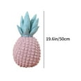 thumbnail image 3 of Giant 20inch Pineapple Plush Pillow Doll Toy,Super Soft Cotton Stuffed Fruit Decor for Bedroom, Cute Kawaii Home Decoration Gift for Kids Girls Boys Birthday Gift, 3 of 6