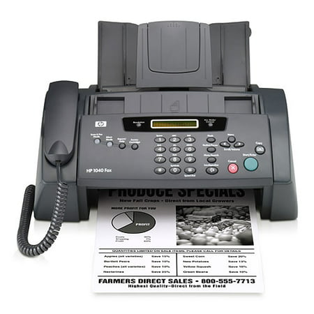 Hp 1040 Inkjet Fax Machine W/built-in Telephone Handset - Print Scan & ...