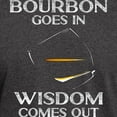 thumbnail image 3 of CafePress - Bourbon Goes In Wisdom Comes Out Whiskey L T Shirt - Men's Classic Graphic Cotton T-Shirt, 3 of 4