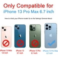 for iPhone 13 Pro Max Case, PU Leather Wallet Case Back with Elastic