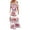 Red, variant on Bibifish Mexican Dresses For Women Off Shoulder Red Floral Print Long Maxi Dresses Summer Cinco De Mayo Party Dresses With Belt