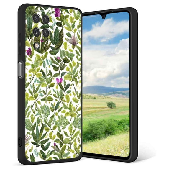 Botanical-magical-forest-nature-4 Phone Case, Degined for Samsung Galaxy A42 Case Men Women, Flexible Silicone Shockproof Case for Samsung Galaxy A42