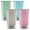 Assorted Pastels, variant on Tervis  Clear & Colorful Tabletop Made in USA Double Walled  Insulated Tumbler Travel Cup Keeps Drinks Cold & Hot, 10oz Wavy, Clear