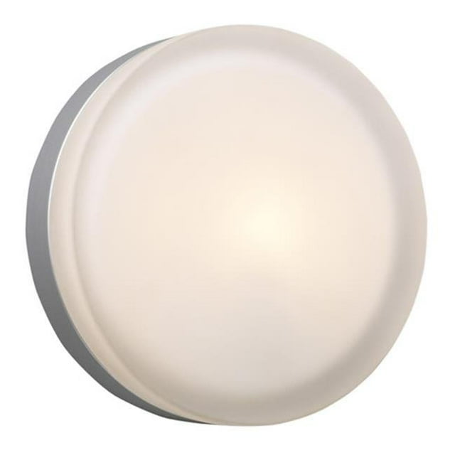 PLC Lighting 6572SNLED Metz 1-Light 16 watt Wall Light, Satin Nickel
