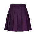 thumbnail image 5 of Women's High Waist Pleated Mini Skirt Skater Y2k Tennis School Skirt Uniform Skirts for Teen Girls, 5 of 6