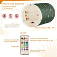 thumbnail image 5 of Yayeee Flameless Candles with Remote Flickering Battery Operated Multi Color Changing, Christmas Forest, 5 of 7