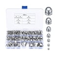 thumbnail image 2 of Almencla 165x Acorn Cap Nuts Hex Dome Cap Assortment Female Thread bolt Cap Dome Nuts, 2 of 8