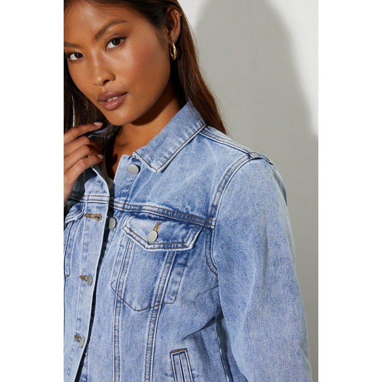 Dorothy perkins petite denim best sale jacket
