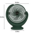 thumbnail image 3 of XGFHYJEH Desk Fan, Box Fan, Small Fan, Box Fan Clearance, Small Desk Fan, Small Fans for Desk, Portable Personal Quiet Electric Fan for Home, Plastic, 3 of 6