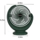 thumbnail image 3 of Hogar y cocina, Ventiladores, Ventilador de escritorio USB pequeño, Ventilador de mesa portátil de 3 velocidades, Ventilador de refrigeración pequeño con conexión USB, Ventilador de escritorio girator, 3 of 6