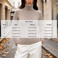 thumbnail image 4 of Womens Turtleneck Tops Raglan Knit Sweater Long Sleeve Slim Fit Solid Color Soft Layering Pullover Top for Office Business Casual, 4 of 8
