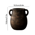 thumbnail image 3 of Dvkptbk ceramic vase Ceramic Vase Double Ears Kitchen Ceramic Flower Utensils Farmhouses Rural Soft Decoration, 3 of 6