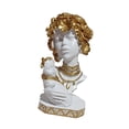 thumbnail image 3 of Busto de mujer africana, estatua de mujer, figura de resina, adorno estético Estilo B, 3 of 9