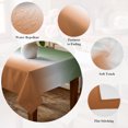thumbnail image 5 of Sage Green Orange Ombre Table Cloth Waterproof Tablecloths, Abstract Modern Gradient Tablecloth Dining Table Cover for Kitchen Party Tabletop Outdoor, Square Tablecloth 54x54 Inch, 5 of 9