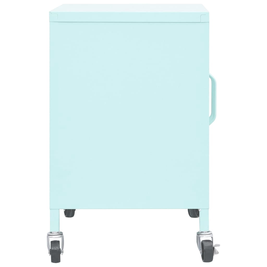 vidaXL Storage Cabinet Freestanding File Cabinet with Shelves for Office Steel