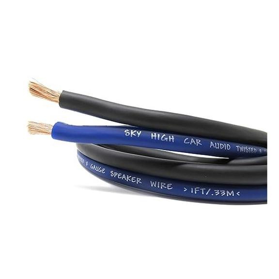 25' feet True 8 Gauge AWG CCA Speaker Wire Car Home Audio